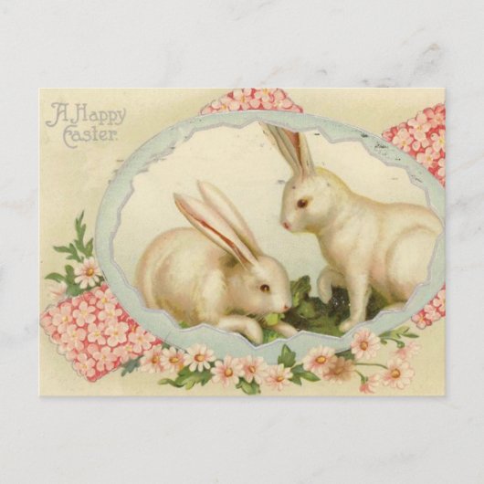  Briefkaart van de Paasdag Bunny Holiday (Voorkant)