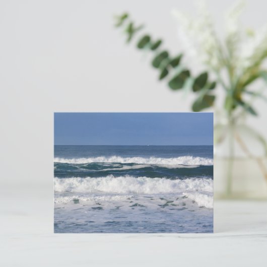 Briefkaart van de Pacifische Oceaan (Staand voorkant)