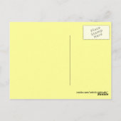 Briefkaart van de palmboom van het eiland Florida (Achterkant)