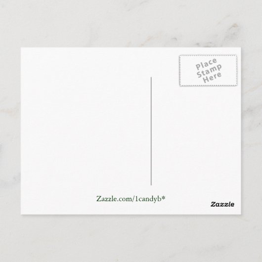 Briefkaart van de Papaver van Himalayan het Blauwe (Achterkant)