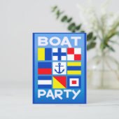 Briefkaart van de partij bij de Maritieme Maritiem (Staand voorkant)