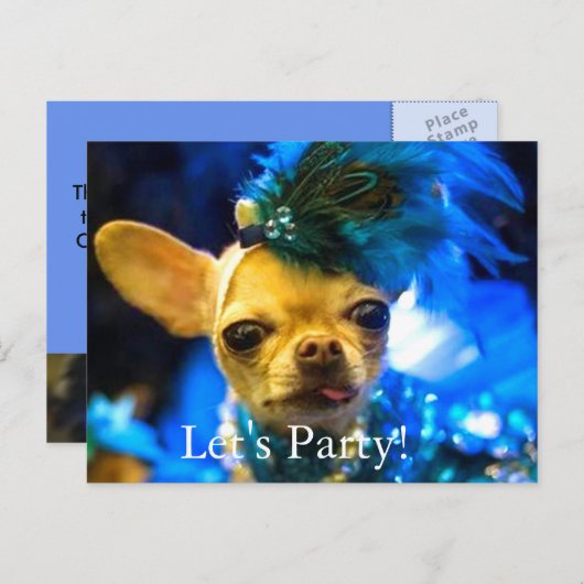 BRIEFKAART VAN DE PARTIJ - LETS PARTIJ CHIHUAHUA (Voorkant / Achterkant)