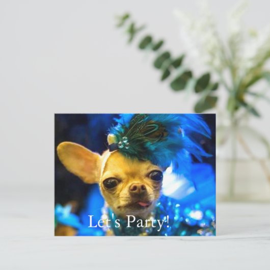 BRIEFKAART VAN DE PARTIJ - LETS PARTIJ CHIHUAHUA (Staand voorkant)
