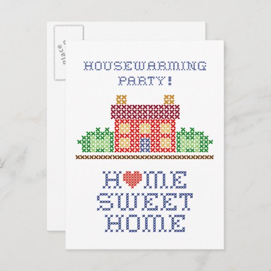 Briefkaart van de Partij voor de opwarming van de  (Voorkant / Achterkant)