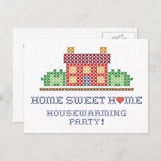 Briefkaart van de Partij voor de opwarming van de  (Voorkant / Achterkant)