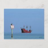 Briefkaart van de perroncruise van het kletwaterst (Voorkant)