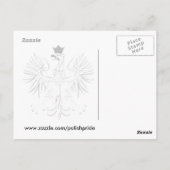  Briefkaart van de Poolse vlag (Achterkant)