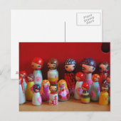 Briefkaart van de pop-uppop (Voorkant / Achterkant)