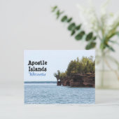 Briefkaart van de posteilanden (Staand voorkant)