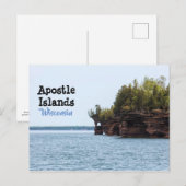 Briefkaart van de posteilanden (Voorkant / Achterkant)