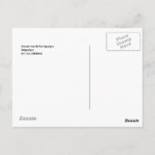 Briefkaart van de Rainpocalypse #2 van de Post-Apo (Achterkant)