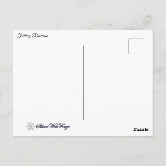 Briefkaart van de regenboog (Achterkant)