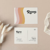 Briefkaart van de Regenboogbruiloft RSVP van de mo