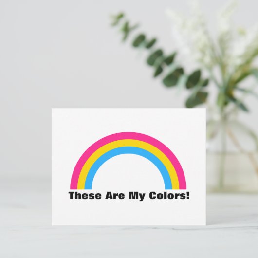 Briefkaart van de regenboogpride (Staand voorkant)