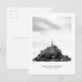 Briefkaart van de Reis van SaintMichel Frankrijk (Voorkant / Achterkant)