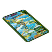 Briefkaart van de reisposter Wight Travel Magneet (Rechterzijde)