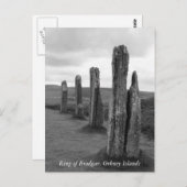 Briefkaart van de Ring van Brodgar, Orkney Islands (Voorkant / Achterkant)