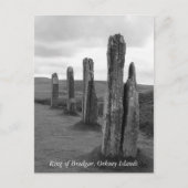 Briefkaart van de Ring van Brodgar, Orkney Islands (Voorkant)