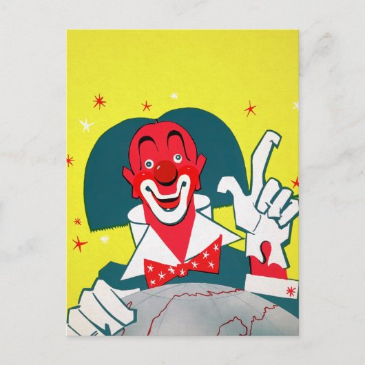 Briefkaart van de Rode Kleding (Voorkant)