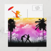 Briefkaart van de Romance van Palmtree (Voorkant / Achterkant)