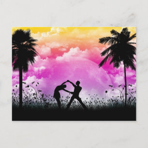 Briefkaart van de Romance van Palmtree