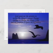 briefkaart van de roofvogel (Voorkant / Achterkant)