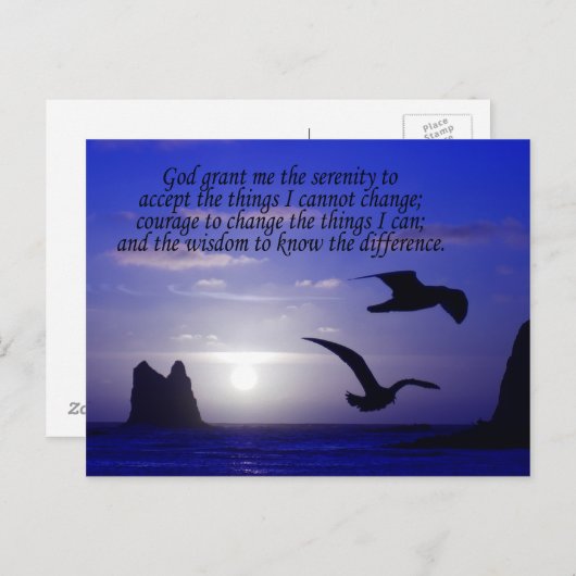 briefkaart van de roofvogel (Voorkant / Achterkant)