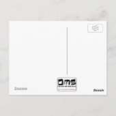 briefkaart van de roofvogel (Achterkant)