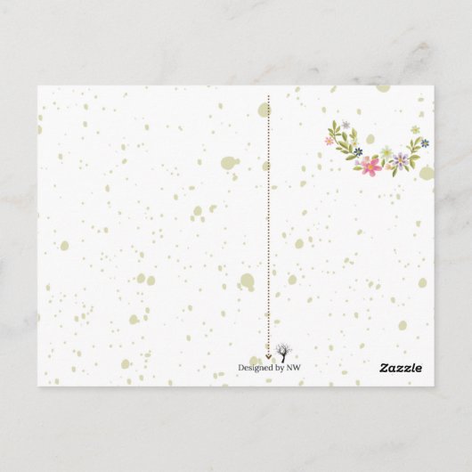 Briefkaart van de Rubarb-roamkake Recipe (Achterkant)