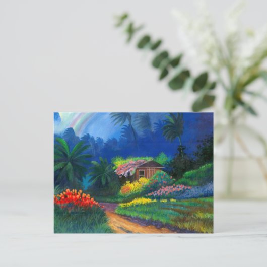 Briefkaart van de schildluis (Staand voorkant)