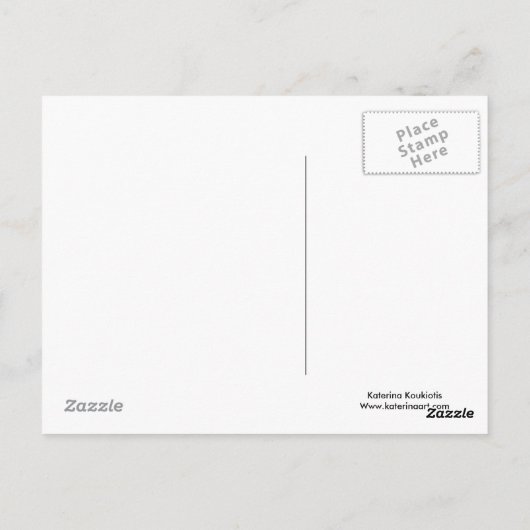 Briefkaart van de schoonheid van de lente (Achterkant)