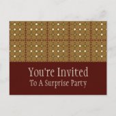 Briefkaart van de secundaire uitnodiging (Voorkant)