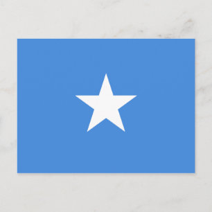 Briefkaart van de Somalische vlag
