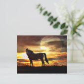 Briefkaart van de soort Celestial en Moon (Staand voorkant)