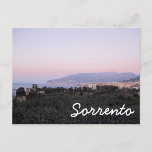 Briefkaart van de Sorrento-kust