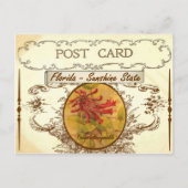  Briefkaart van de staat Florida (Voorkant)