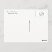 Briefkaart van de staat Washington: Quinault Rain  (Achterkant)