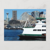 Briefkaart van de staat Washington - Seattle en Fe (Voorkant)