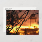 Briefkaart van de staat Washington - vuurtoren op  (Voorkant / Achterkant)