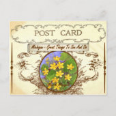  Briefkaart van de staatsbloem van Michigan (Voorkant)