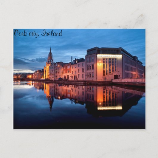 Briefkaart van de stad Cork (Voorkant)