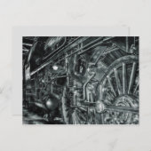 briefkaart van de stoomtrein (Voorkant / Achterkant)