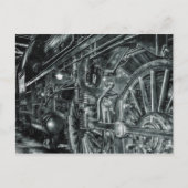 briefkaart van de stoomtrein (Voorkant)