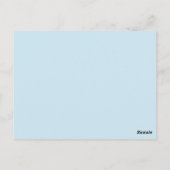 briefkaart van de stoomtrein (Achterkant)