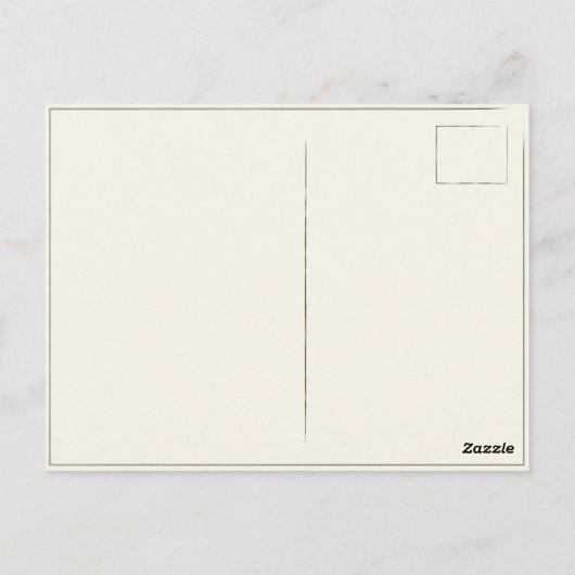  Briefkaart van de strand (Achterkant)