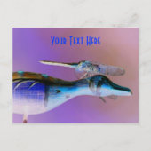  Briefkaart van de stromende dragonvlieg (Voorkant)