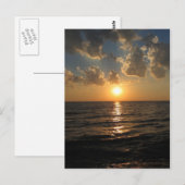 Briefkaart van de Superior Sunset (Voorkant / Achterkant)