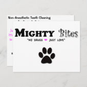 Briefkaart van de Teth Cleaning Reminder (Voorkant / Achterkant)