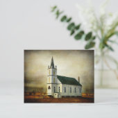 Briefkaart van de Textured Country Church (Staand voorkant)