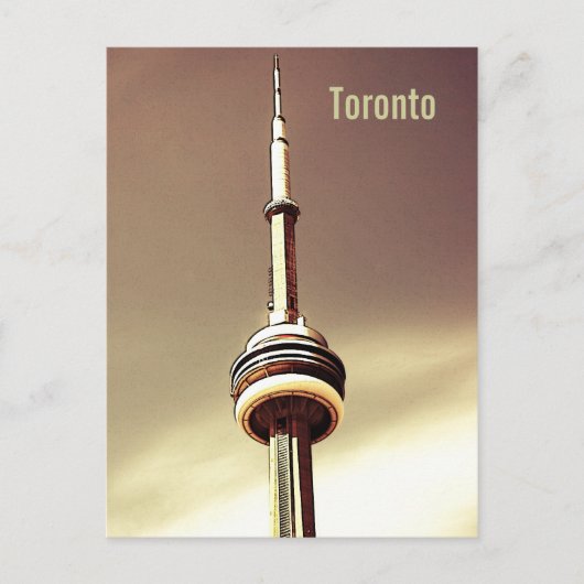 Briefkaart van de toronto CN-toren (Voorkant)